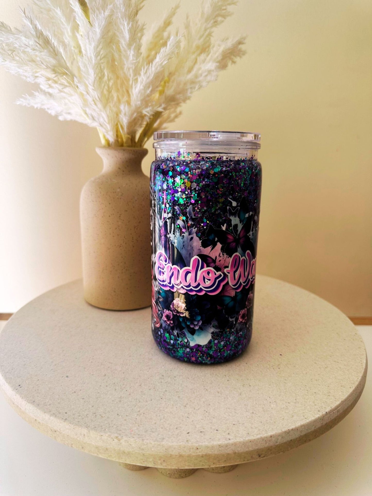 #7 Glitter Snowglobe Tumbler