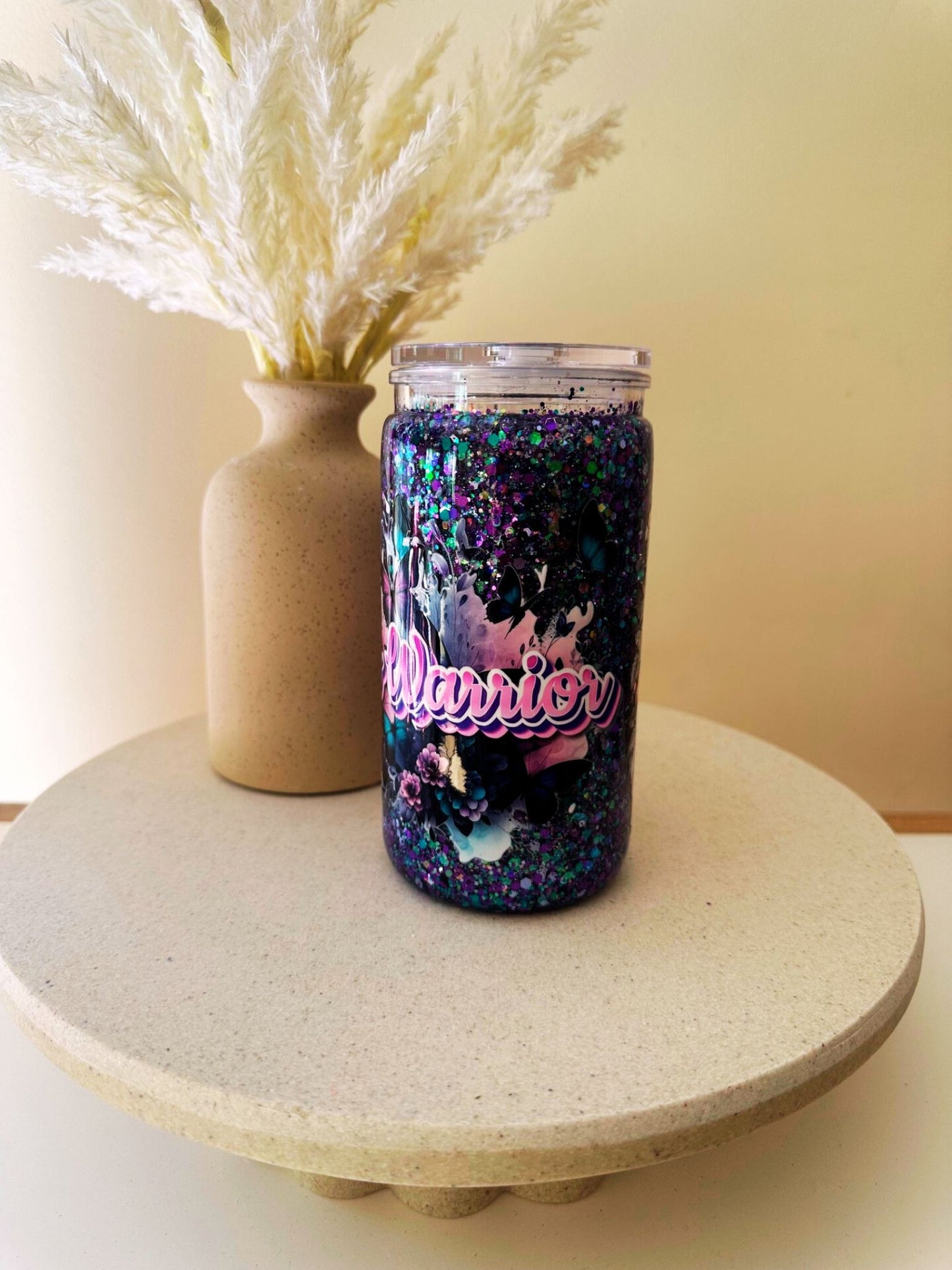 #7 Glitter Snowglobe Tumbler