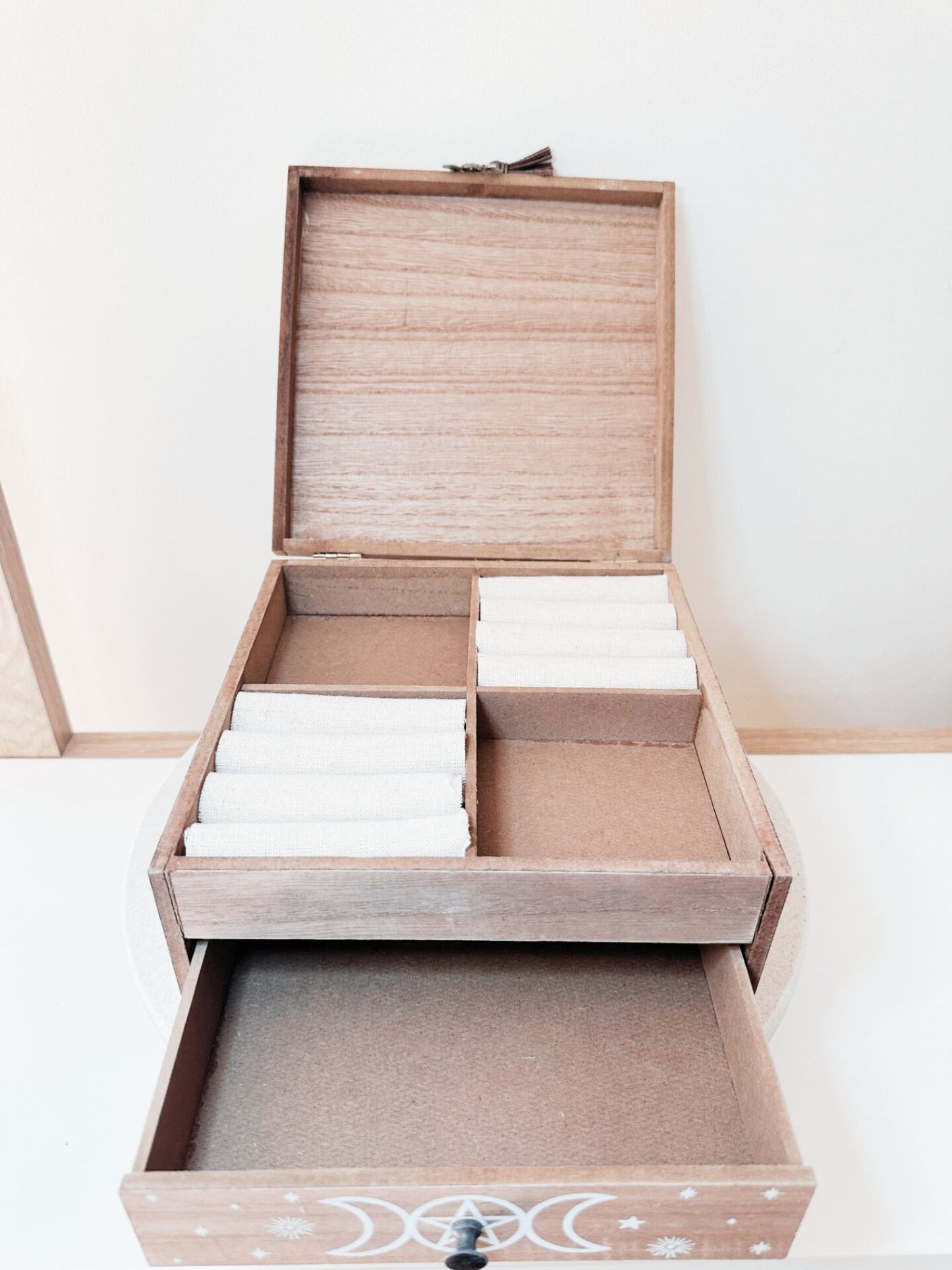 Triple Moon Square Jewellery Box