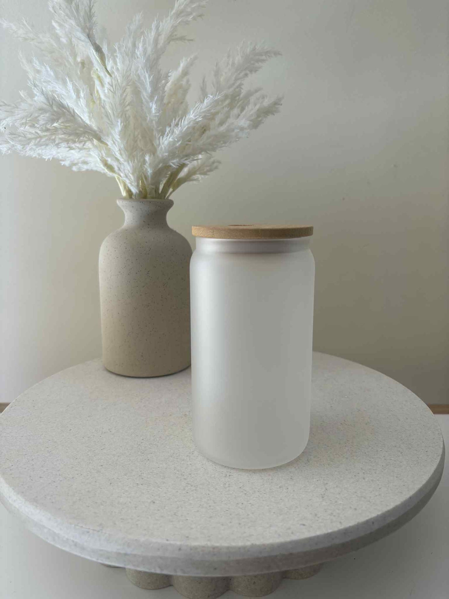 12oz Frosted Glass Tumber