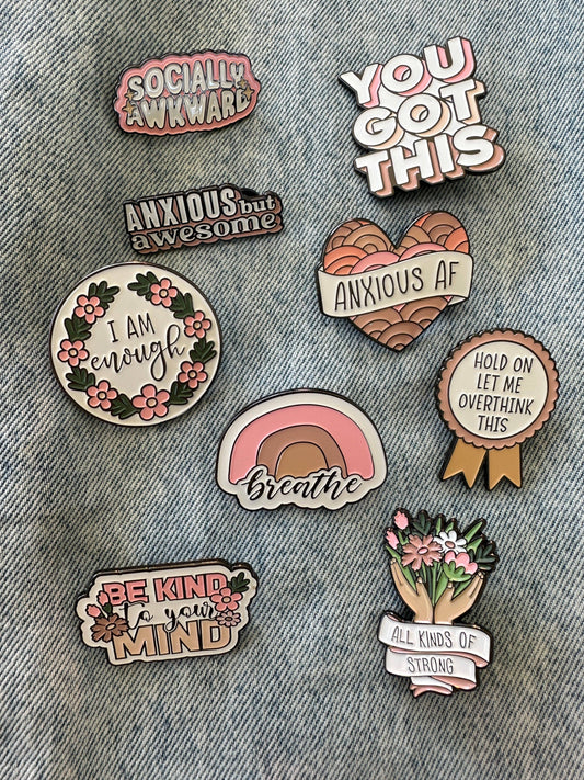 Hold On Let Me Overthink This Lapel Pin