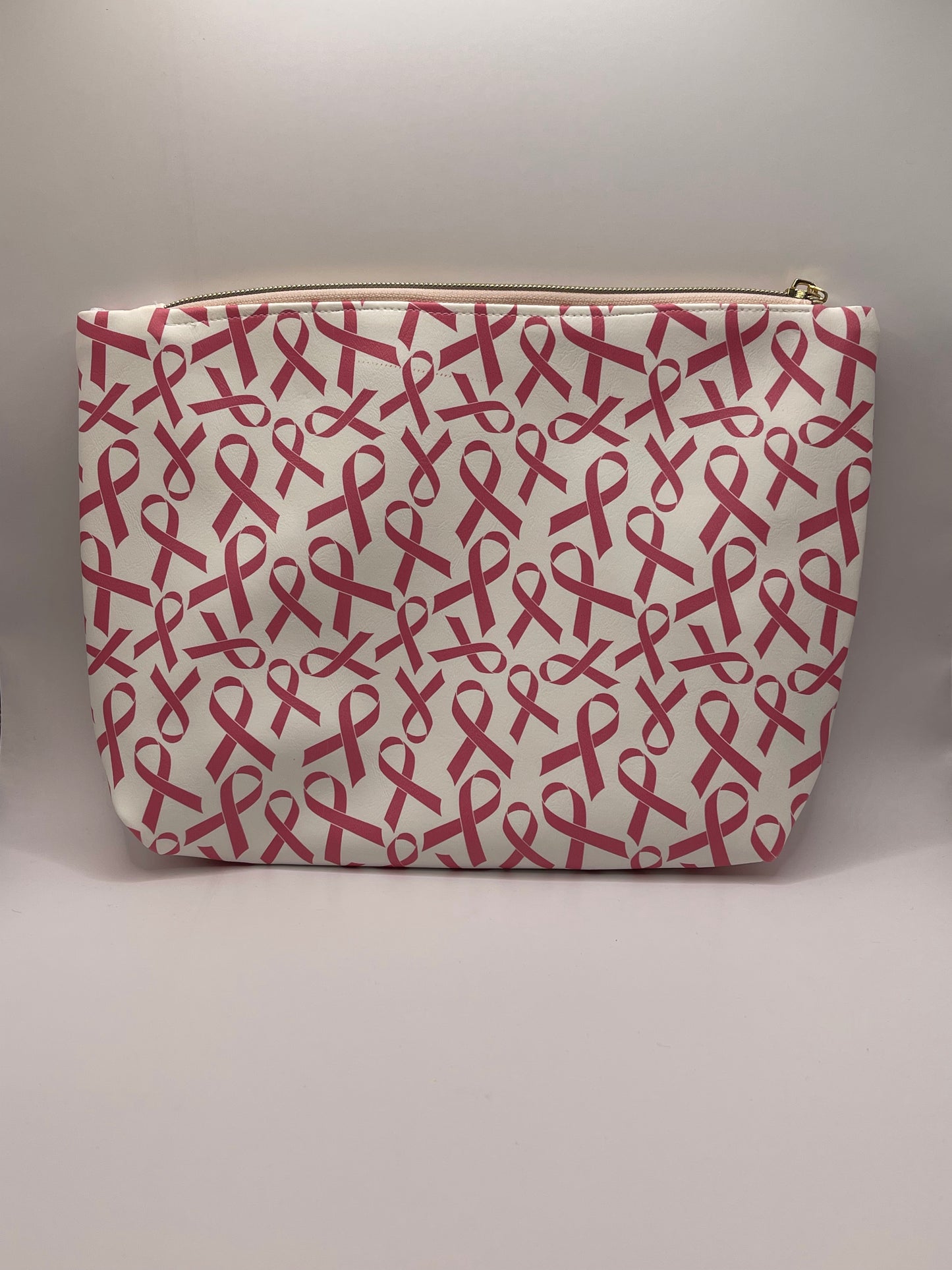 Breast Cancer Ribbon Toiletry Bag