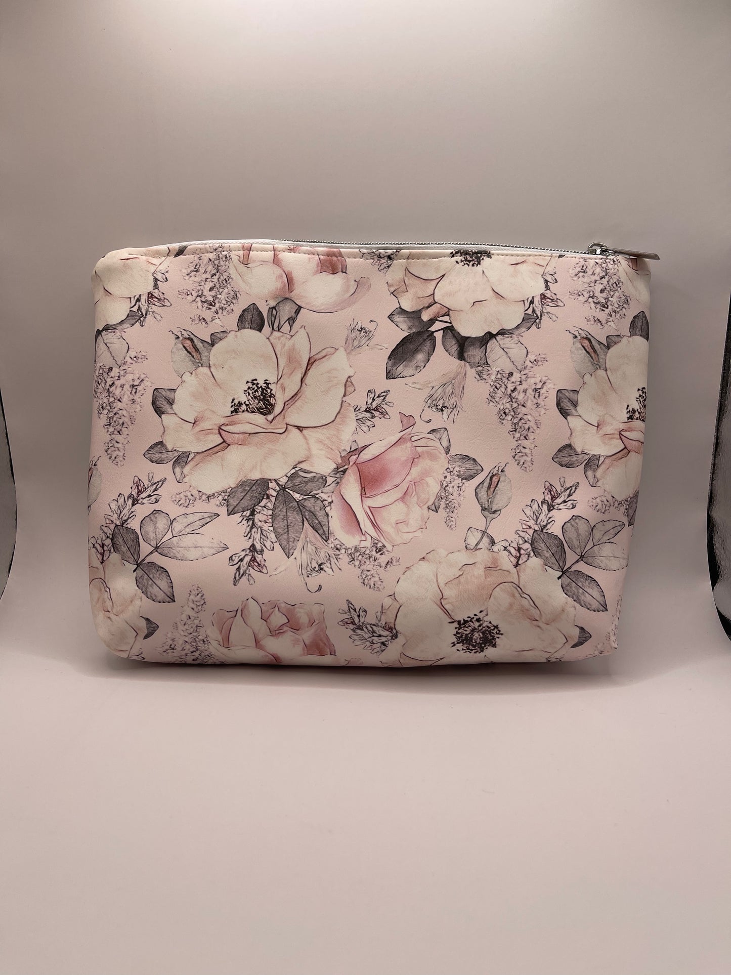 Pink Floral Toiletry Bag