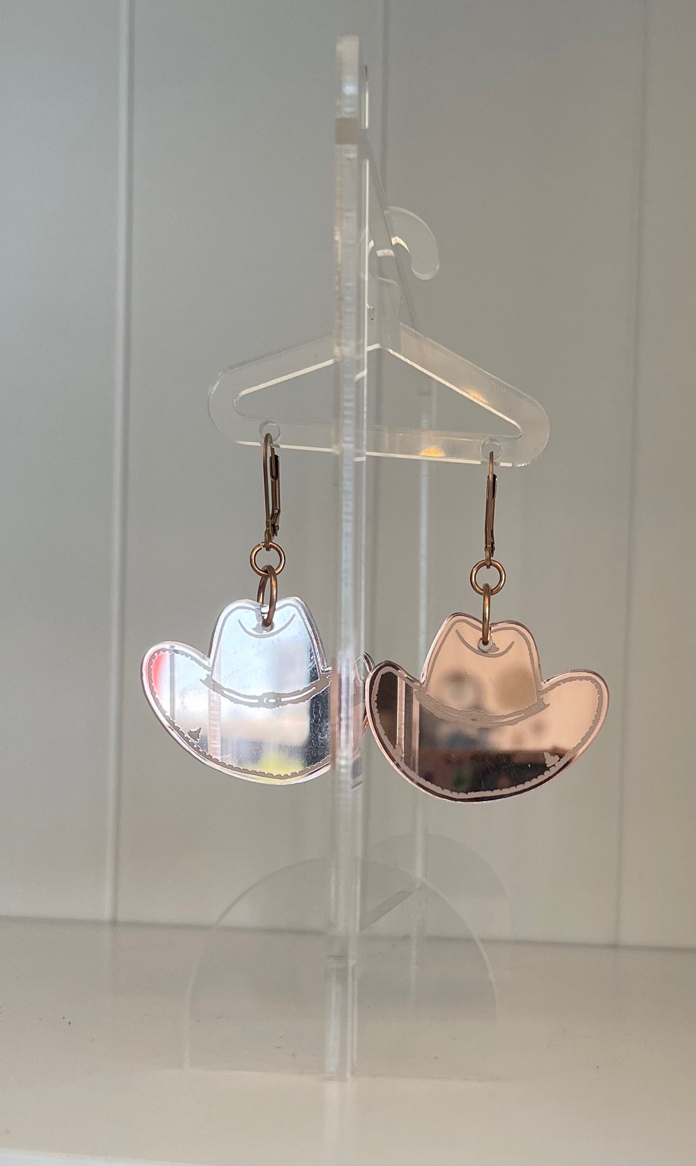 Rose Gold Cowboy Hat Leverback