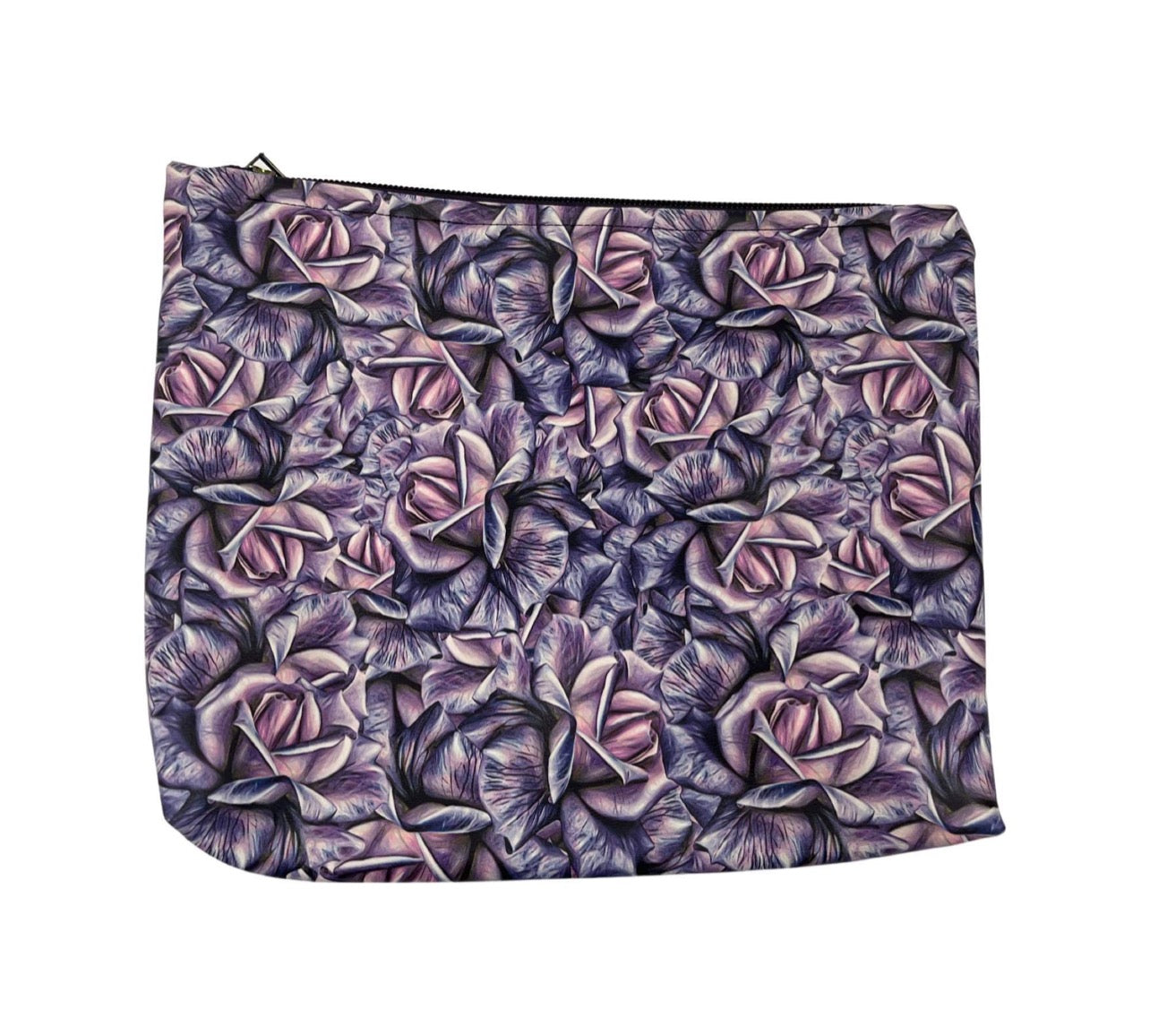 Purple & Pink Roses Toiletry Bag
