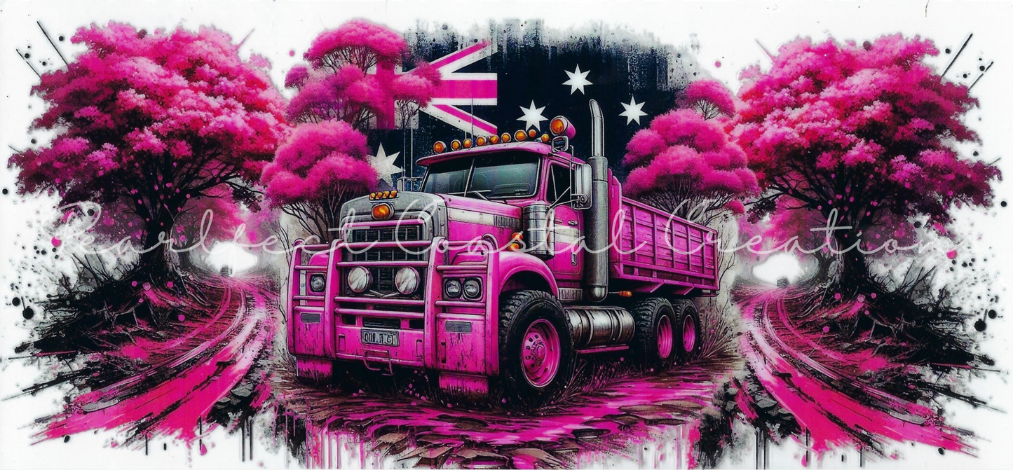 CARS - #023 - Pink Australian Flag Truck