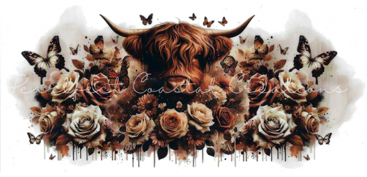 HIGHLAND COWS - #029 -  Brown Highland