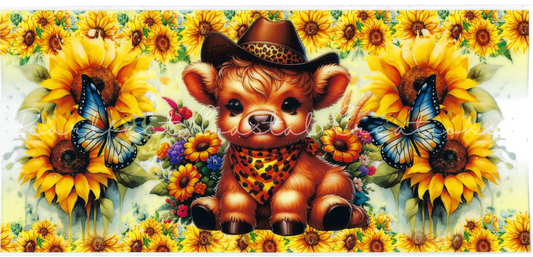 HIGHLAND COWS - #031 - Sunflower Country Highland