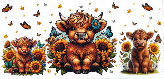 HIGHLAND COWS - #033 - Sunflower Highlands