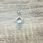 Clear Quartz Hamsa Hand