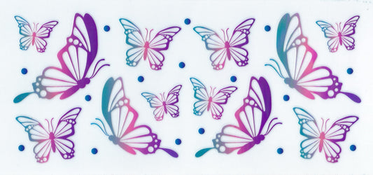 #001 - Purple, Pink, Blue Butterflies