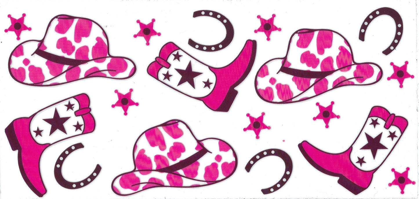 COUNTRY - #028 - Pink Cowgirl Boots