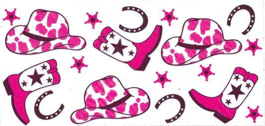 COUNTRY - #028 - Pink Cowgirl Boots