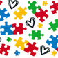AUTISM AWARENESS - #001 - Puzzle Pieces