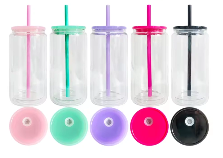 16oz Acrylic Snowglobe Tumbler