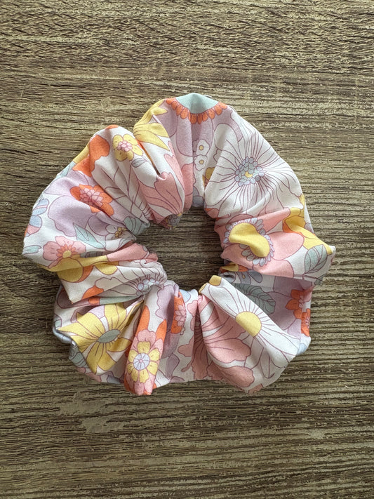 Design 75 - Pastel Floral Scrunchie