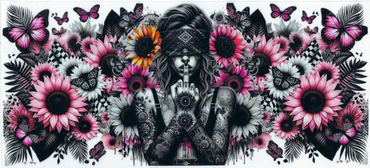 #087 - Floral Tattoo Girl