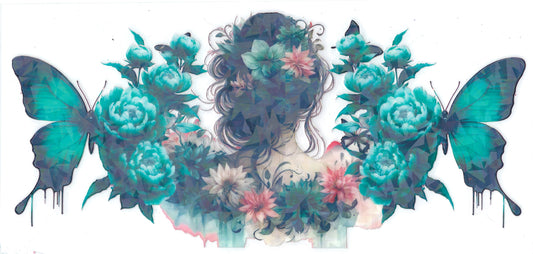 #105 - Floral Tattoo Girl