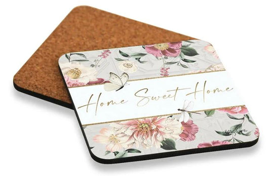 Vintage Floral Coasters Set of 6