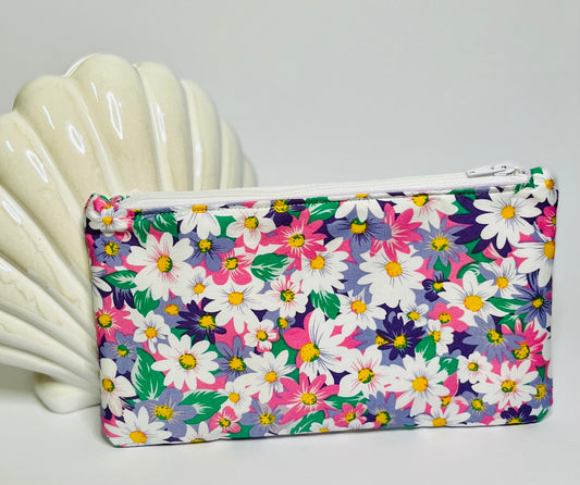 Colourful Flowers - Zipper Pouch