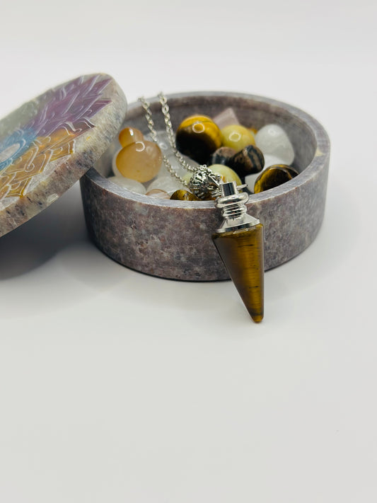 Tigers Eye Pendulum