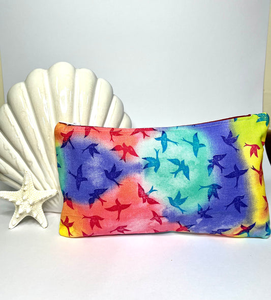 Rainbow Birds - Zipper Pouch