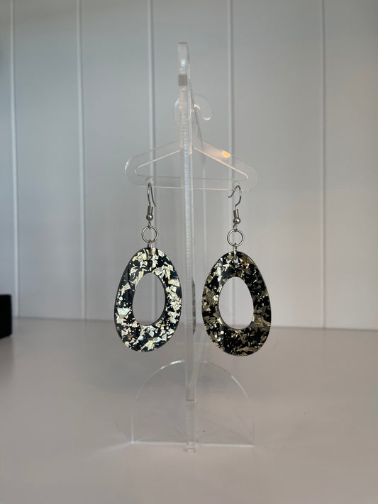 Black and Gold Flecks