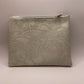 Sage Green Embossed Clutch