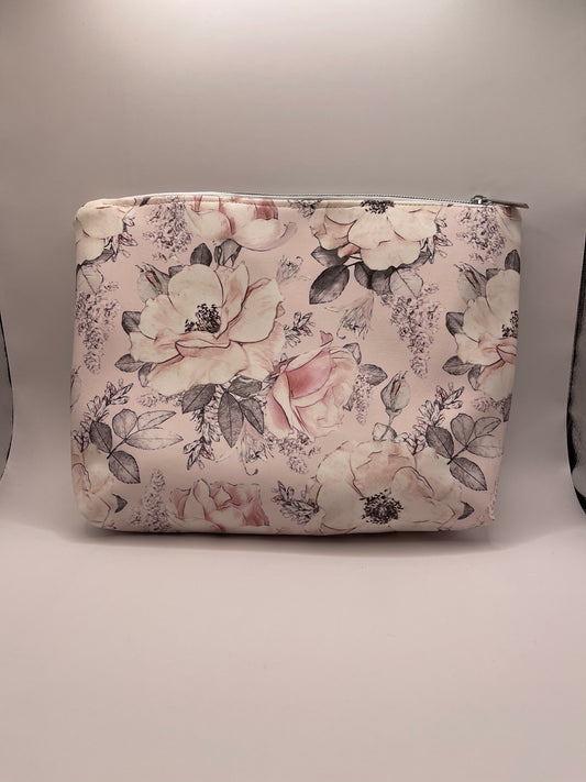 Pink Floral Toiletry Bag