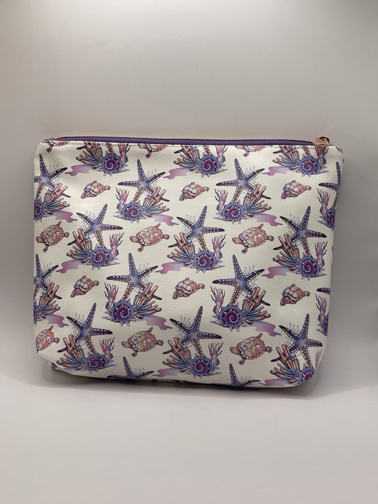 Turtle and Starfish Toiletry Bag