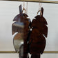 Feather Drop Earrings
