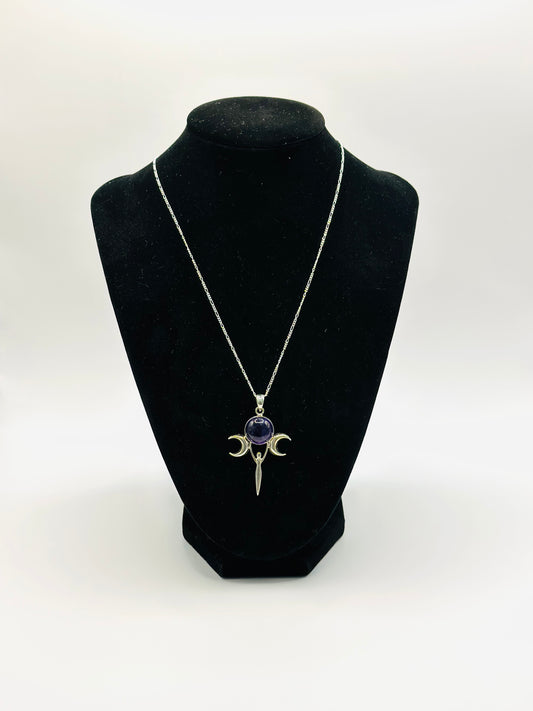 Amethyst Angel Pendant