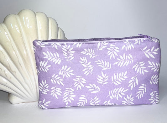 Lilac Leaves - Zipper Pouch