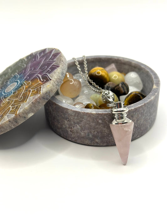 Rose Quartz Pendulum