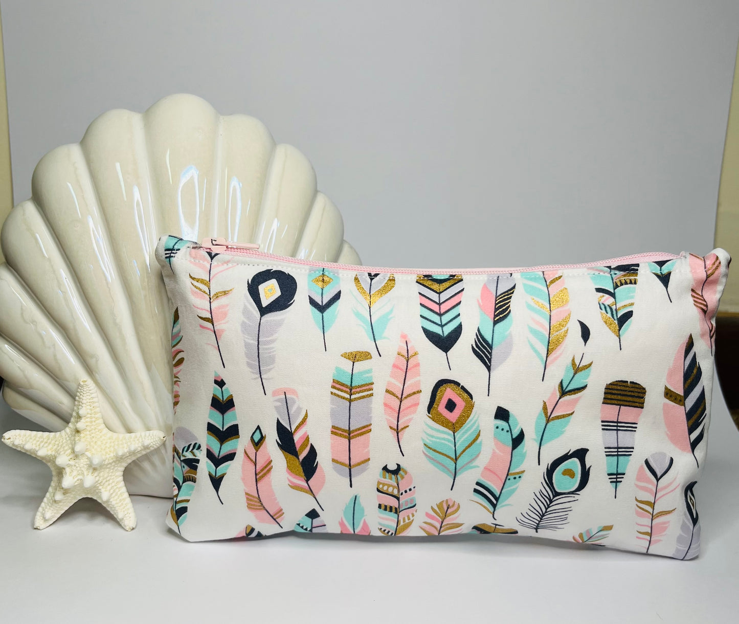 Feathers - Zipper Pouch
