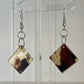 Cow Print Diamond Shell Earring