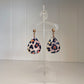 Distressed Leopard Print  Earrings