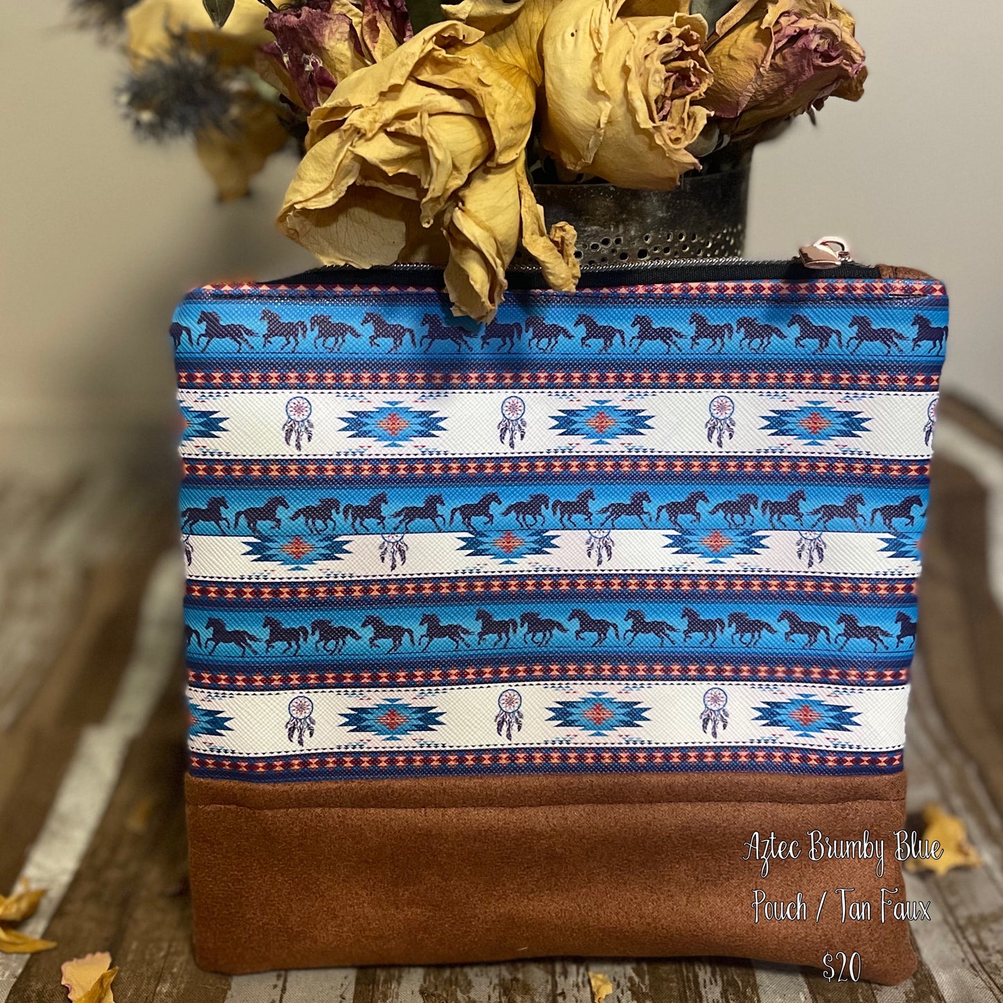 Aztec Brumby Blue / Tan