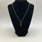 Red Jasper Crystal Moon Necklace