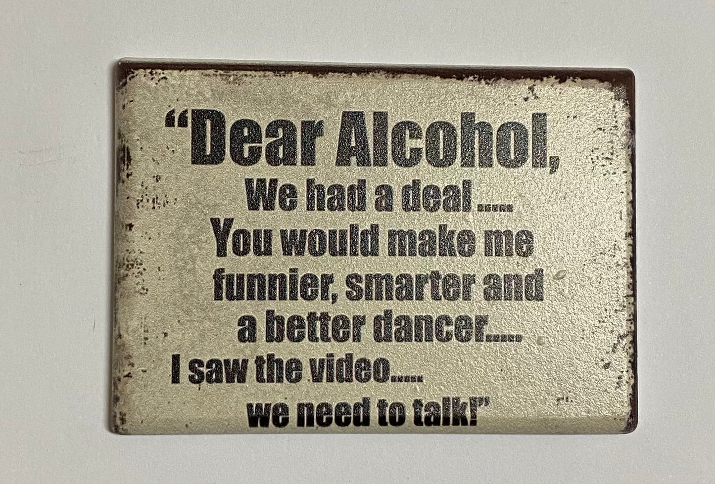 Alcohol - Fridge Magnet