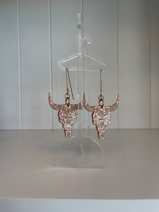 Long Horn Rose Gold