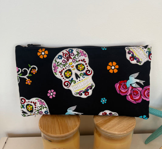 Sugar Skull - Zipper Pouch